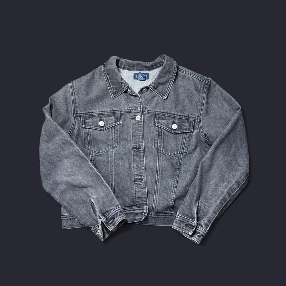 Baccini grey/black denim jacket